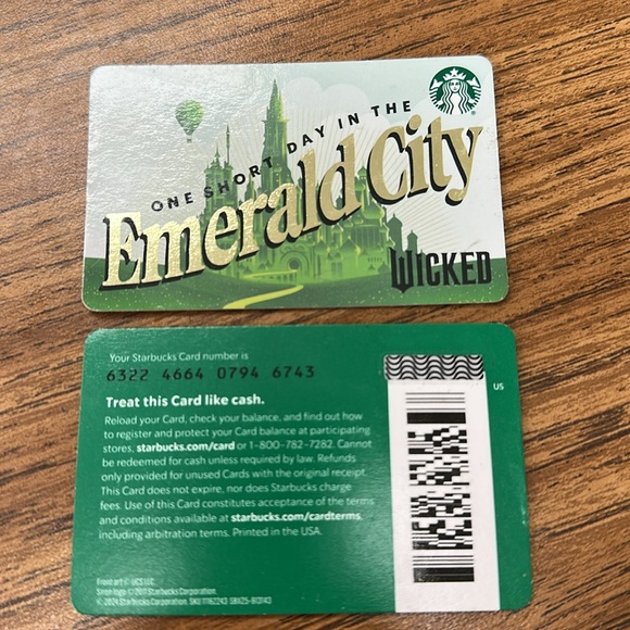 Wicked Bundle: Med Tee, Playbill, OPI Polishes, reloadable Starbucks gift cards - Picture 10 of 10